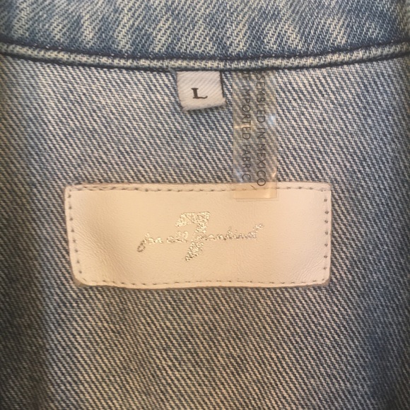 7 for All Mankind Denim Vest | Size Large - Picture 4 of 6